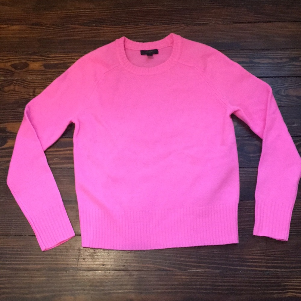 Bright Pink J Crew Sweater